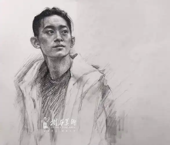 素描范画 | 电影《少年的你》易烊千玺人像素描步骤教程来啦!