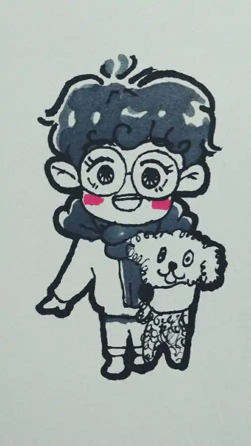 exo 朴灿烈 手绘q版