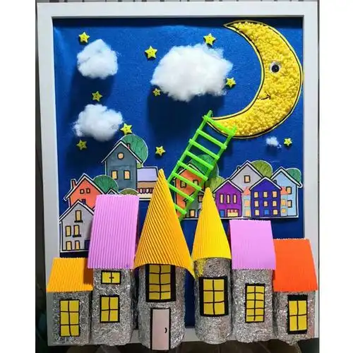 手工废物利用环保diy玩具矿泉水饮料瓶子定做手工创意粘贴类