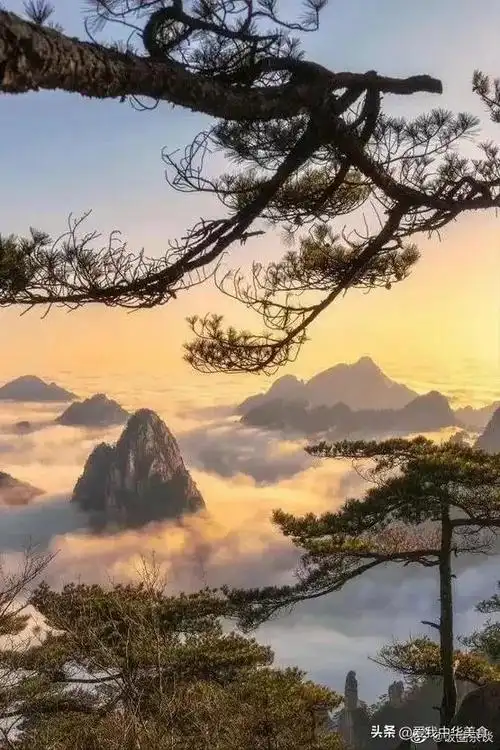 中国安徽黄山-最美风景
