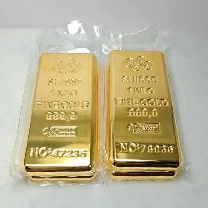 足金9999.黄金投资金条足金9999金砖纪念周年庆年会财富 - 抖音