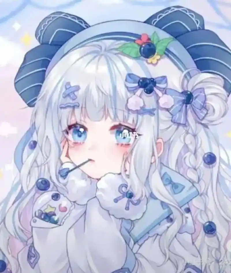 蓝紫色系的仙气女生头像来喽!准备好了吗?#绝美 #仙气女生头 - 抖音