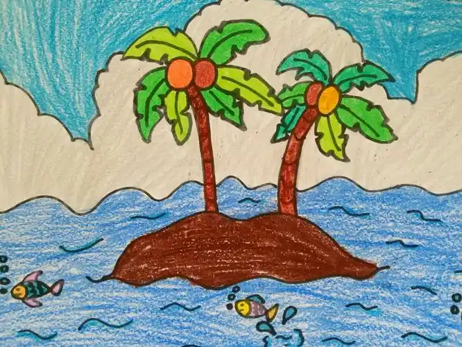 快来看看我心中的小岛