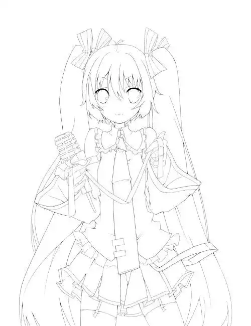 想要收一下动漫人物的原稿,就像这样的