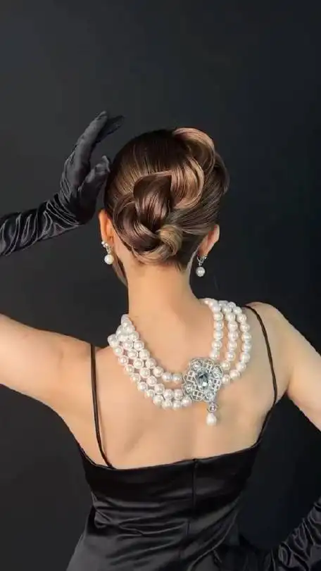 t台秀场辫子盘发发型教程这个欧美审美太绝了吧