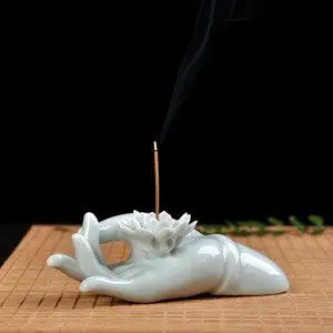 陶瓷佛手莲心图片