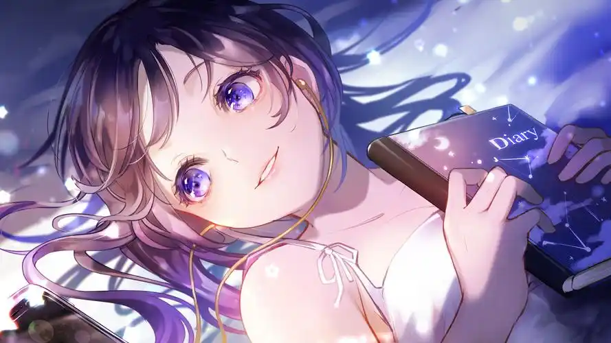 高清唯美动漫美女桌面壁纸