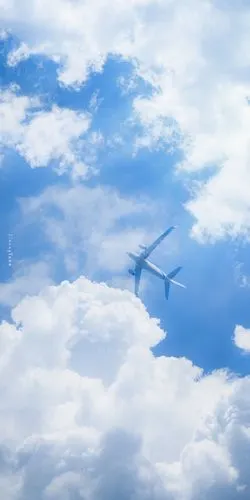 小清新 治愈系 蓝天 护眼 白云 夏天 手机壁纸 全面屏壁纸