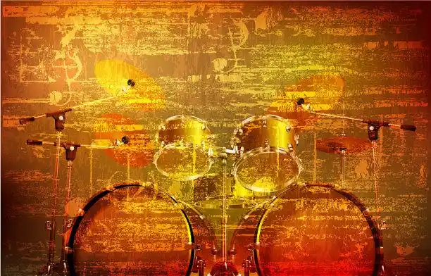 音乐,爵士乐,小号,钢琴键,背景正版矢量图素材下载