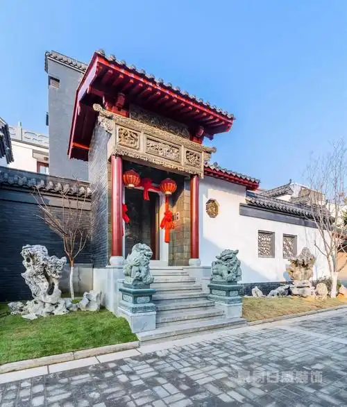 实景别墅案例:400㎡中国院子,院子美如仙境,堪比皇宫的御花园