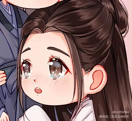 抱抱_山河令温周温客行周子舒q版同人绘画作品