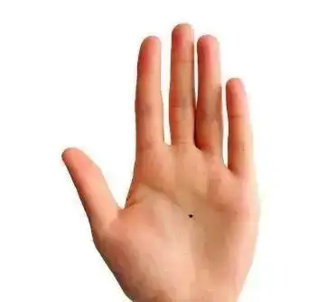 女人左手手心痣的位置与命运图