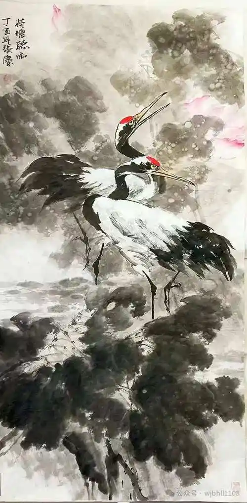 国画仙鹤作品集二