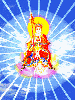 gif动图菩萨佛像动态图