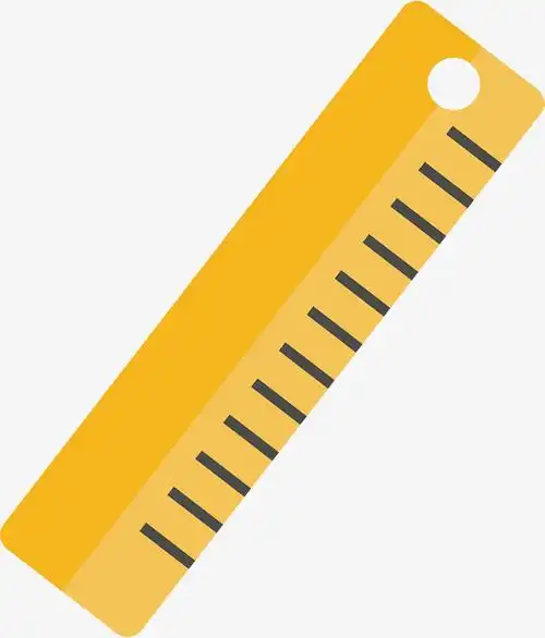 直尺卡通尺子矢量图下载