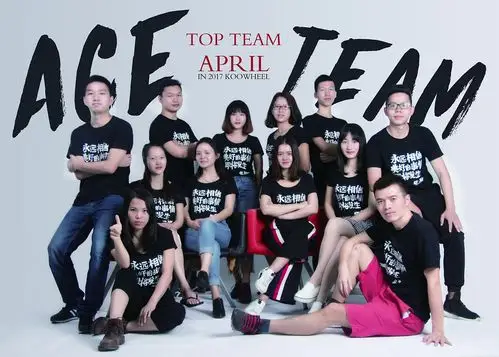 一组团队海报拍摄