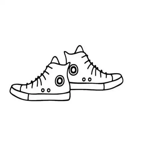 教你一步一步画帆布鞋卡通鞋子简笔画搜索两只帆布鞋简笔画女孩穿的小