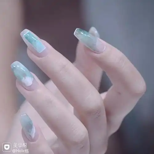 网红风美甲图片