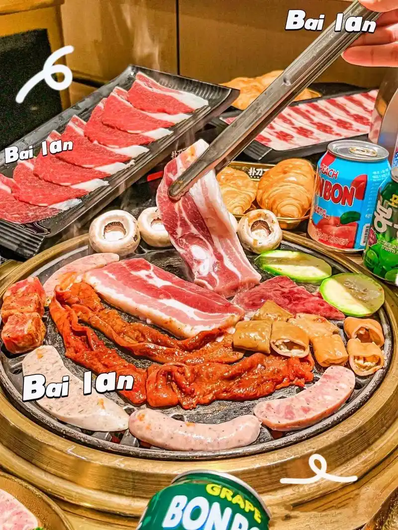 朴刀刀韩式烤肉 #抖音美食推荐官 #抖音美 - 抖音