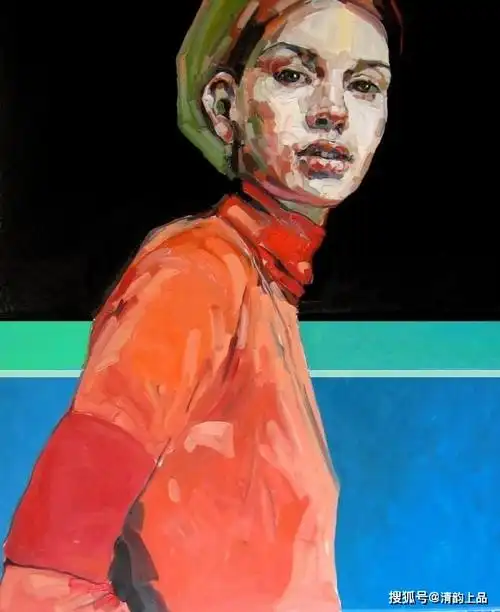 波兰女画家anna bocek现代人物肖像油画作品欣赏 2