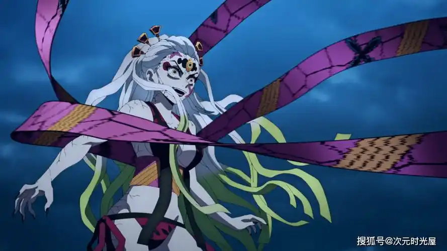 鬼灭之刃:上弦之六堕姬的能力设定是什么?_绸带_本体_内容