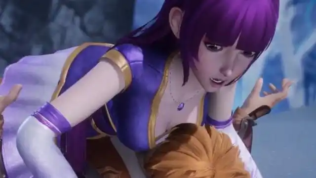 妖神记:聂离和紫芸被风吹走,谁知一落地,聂离直接被扑倒