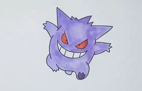 彩色万圣节小恶魔简笔画怎么画q版小恶魔简笔画画法图解