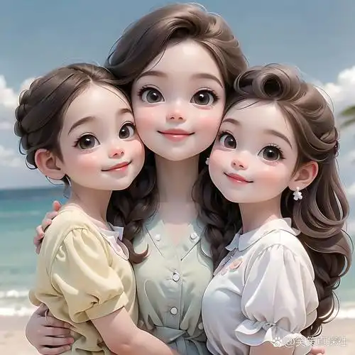 母女头像7815家有二女初成长|妈妈的小棉袄