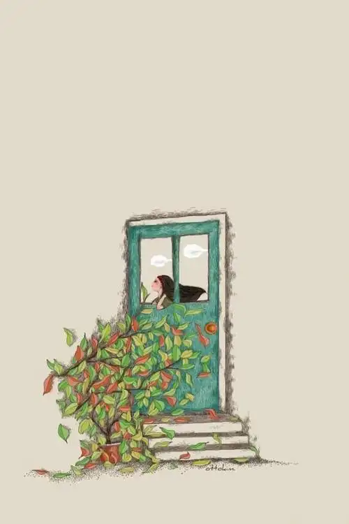 治愈系 碎花 森系 素材 壁纸 插画 禅绕画 涂鸦 文艺范 手绘 水彩