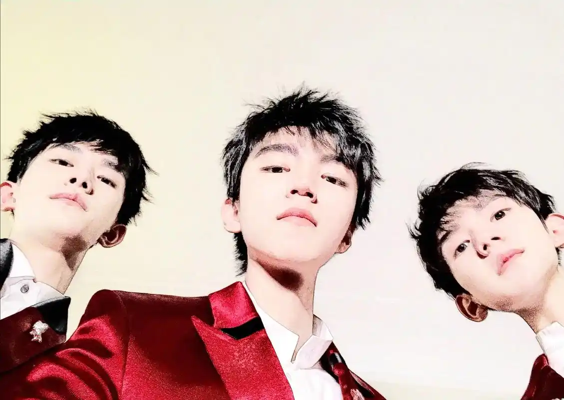 三只努力自拍成品#tfboys组合  - 抖音