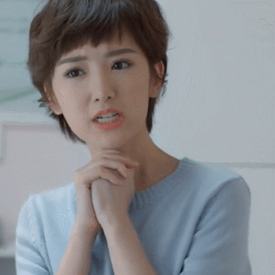 毛晓彤可爱甜美女神着急gif动图_动态图_表情包下载_soogif