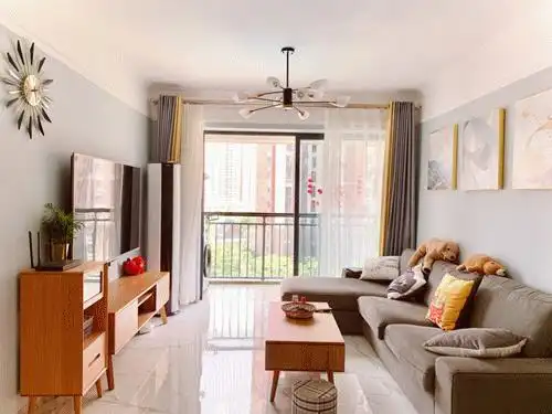 100㎡简约小三房,乳胶漆墙面,石膏线吊顶,晒晒15万的装修效果