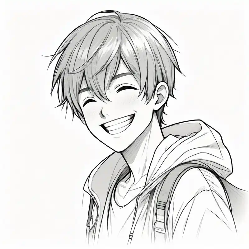 98二次元男生黑白头像精选98