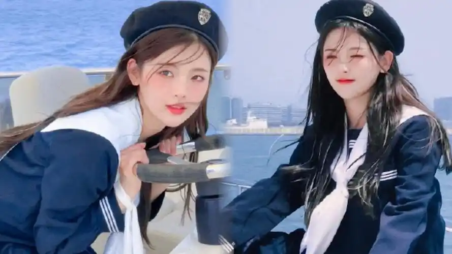 杨超越穿水手服颜值惊艳,回眸一笑似漫画美少女