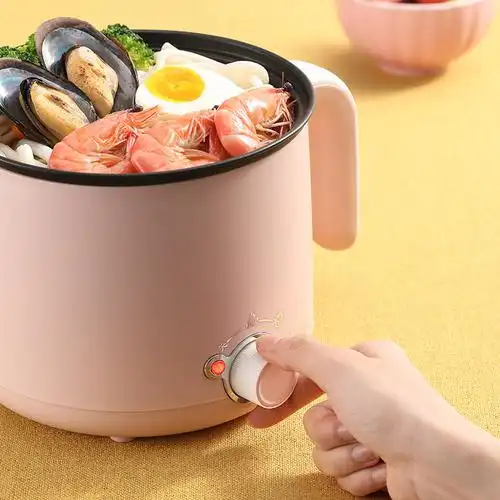 小浣熊宿舍学生电煮锅1人2多功能家用迷你小型功率寝室小锅小电锅(米