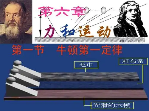 h 第六章 b   c 力和运动 d 图9-1-1 第一节 牛顿第一定律
