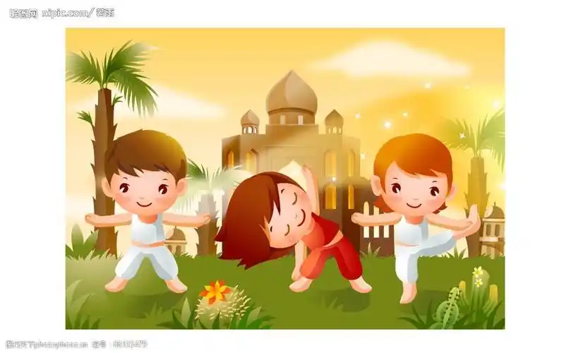 可爱儿童运动图片