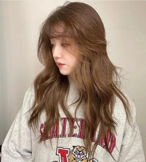 柔亮冷棕色髪4.