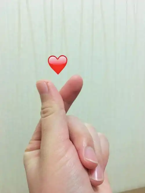 比心图片 唯美浪漫表白比心手势图片 - 【可爱点】