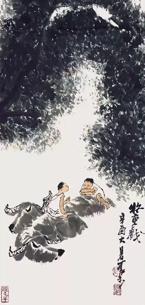 齐白石先生的得意弟子李可染续——"李家山水"