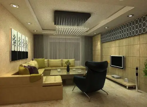 我刚渲染的3d客厅效果图,怎么会成这样的?