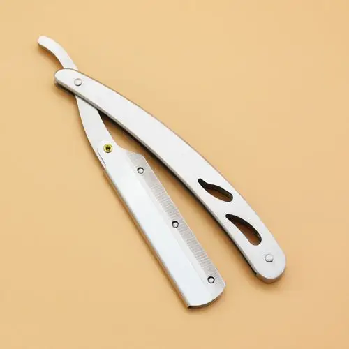 手动刮胡刀老式剃须刀男士胡须刮刀老式剃刀修眉刀胡须修理刀架