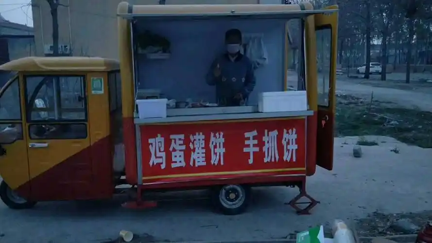 ta的故事 [车辆出售]出售九成新早餐车(鸡蛋灌饼,手抓饼:)电动三轮车