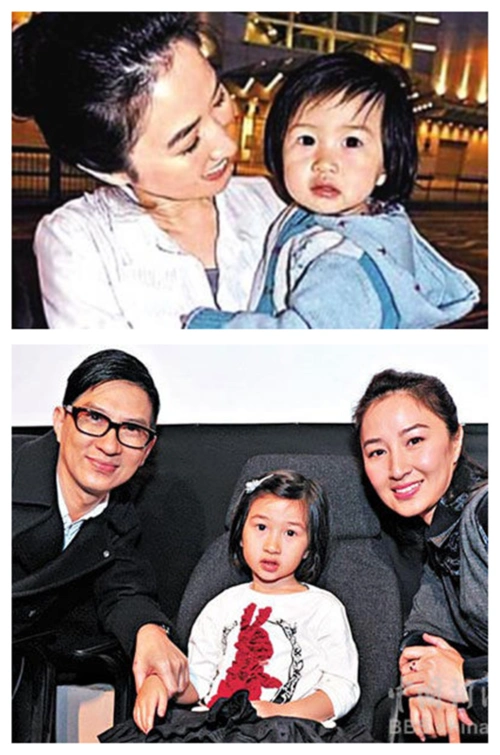 香港女星关咏荷和张家辉的女儿,从小孩子就超像张家辉,长大了颜值更随