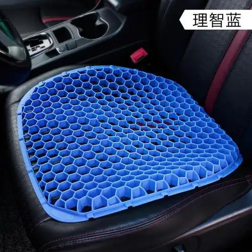 哈弗m6吉利缤越2019新款硅胶蜂巢汽车货车坐垫单片无靠背通风透气凉垫