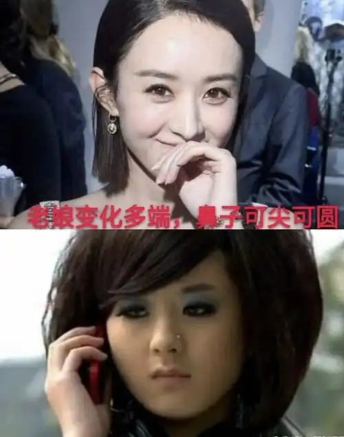 女神赵丽颖再被质疑整容!网友晒黑图配黑文:老娘变化多端