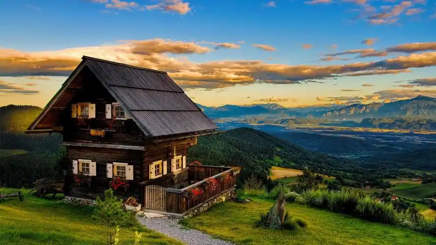 浪漫的房子高清桌面壁纸:宽屏:高清晰度:全屏