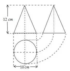 1.     如图,是一个工件的三视图,则此工件的全面积是