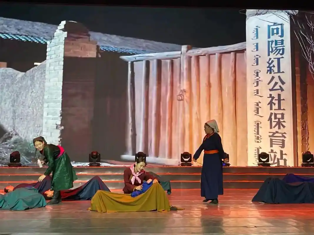 情景剧草原母亲都贵玛亮相四子王旗草原