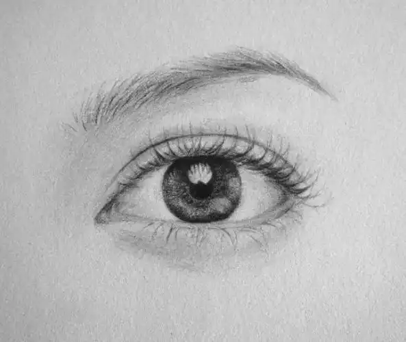 教你画简单的素描眼睛小教程,超详细哦_素描入门_零二七艺考